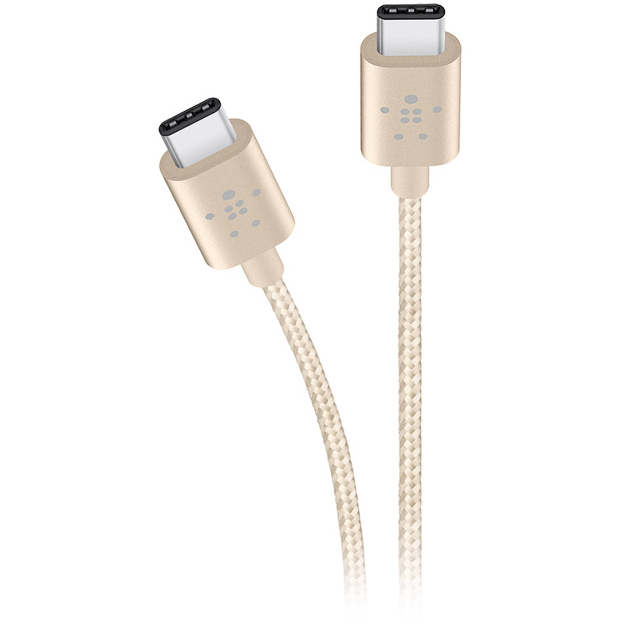 Belkin MIXIT Metallic USB 2.0 Type-C Charge & Sync Cable (6', Gold)