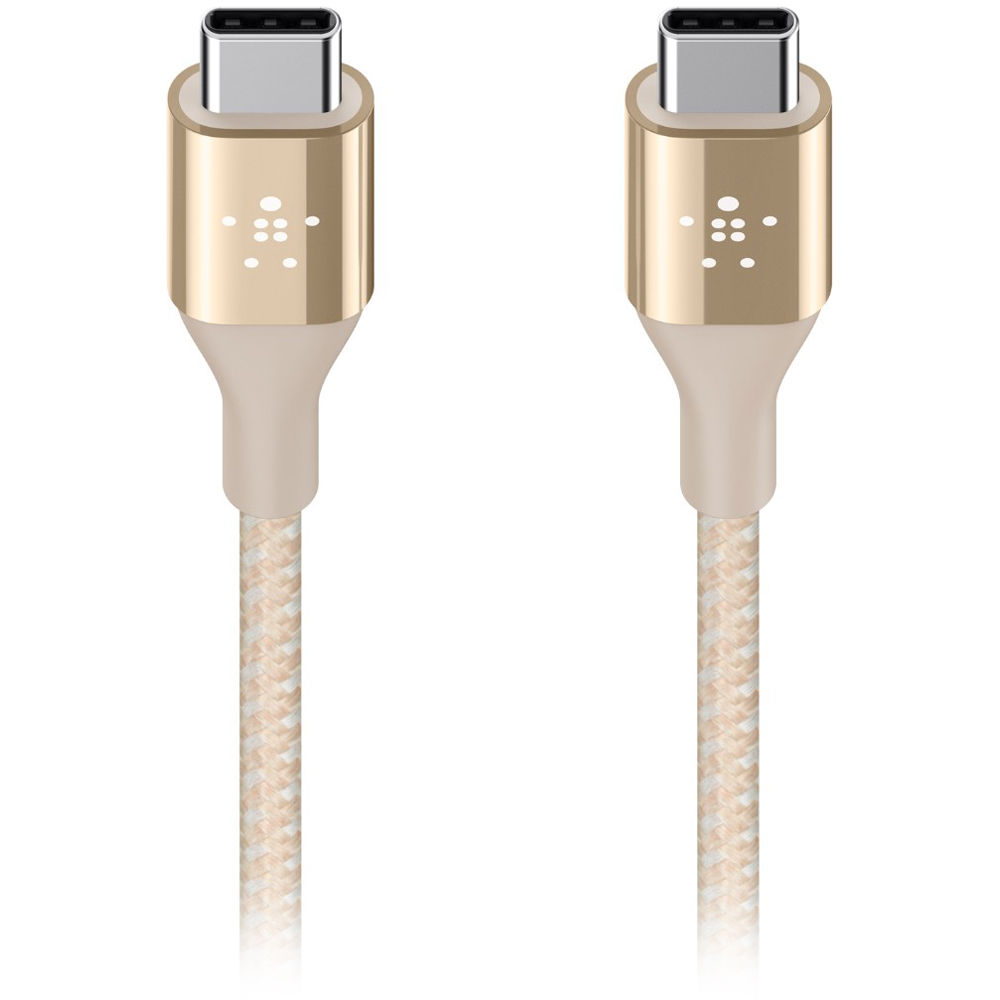 Belkin MIXIT DuraTek USB Type-C Cable with DuPont Kevlar (4', Gold)