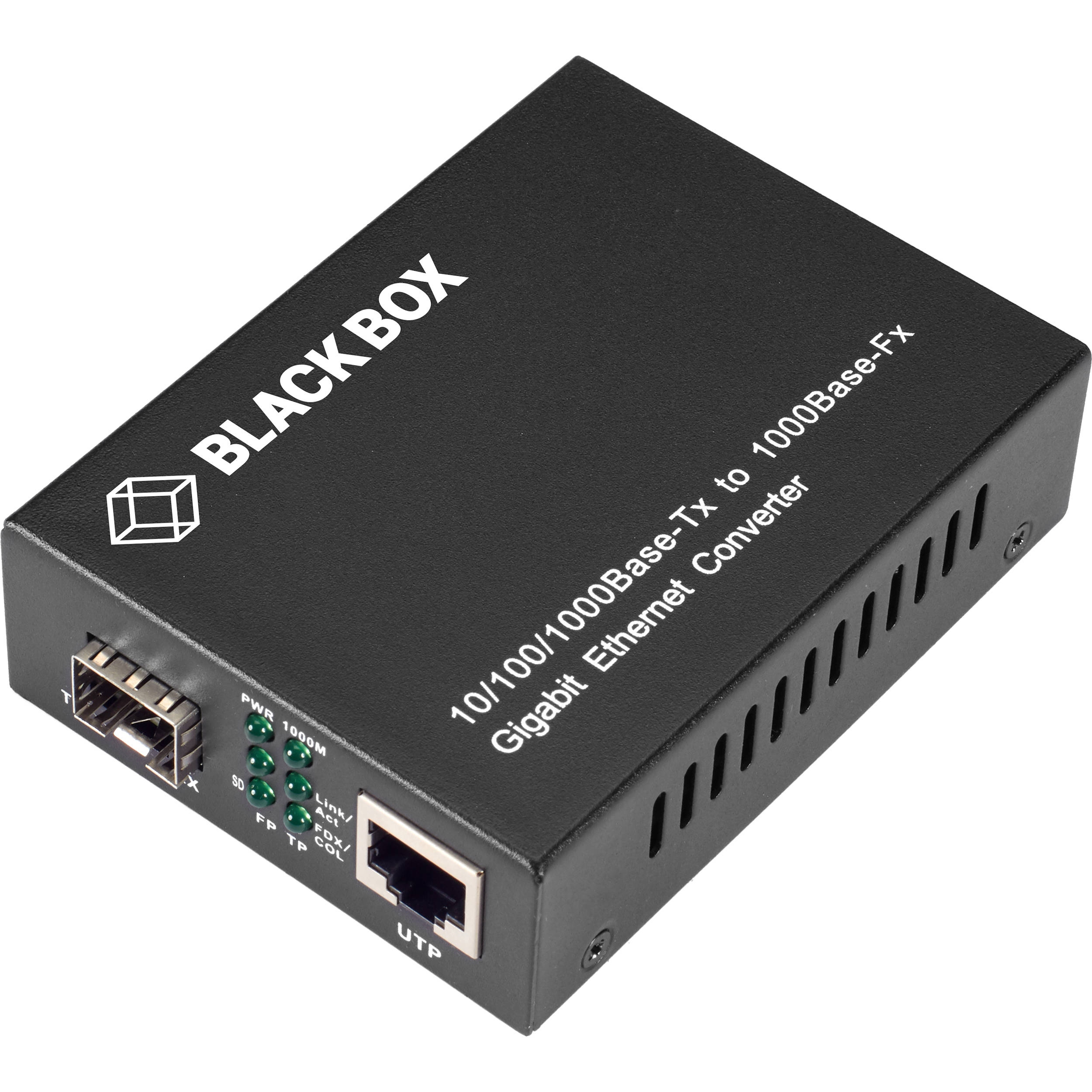 Black Box Pure Networking RJ45 to SFP Gigabit Ethernet Media Converter