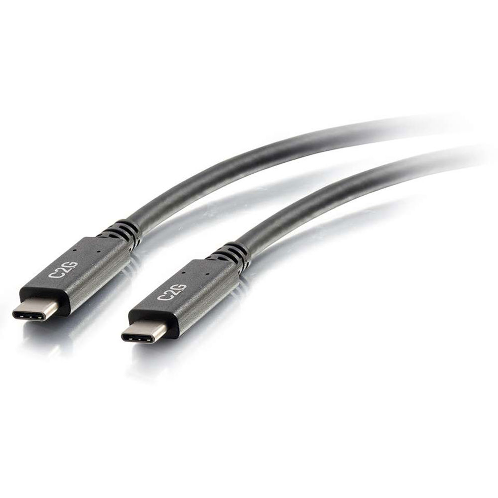 C2G USB 3.0/3.1 Gen 1 Type-C Male to Type-C Male Cable (3', 3A)