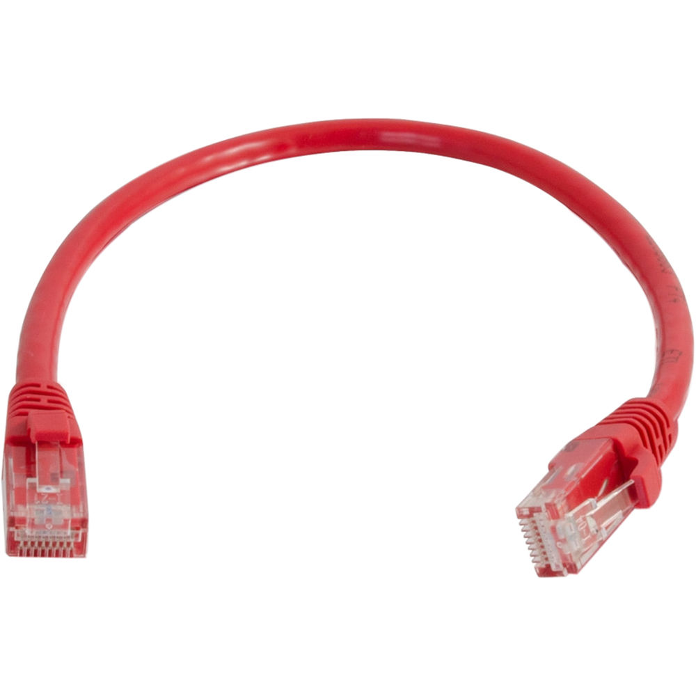C2G Cat 6a Snagless Unshielded Ethernet Patch Cable (50', Red)