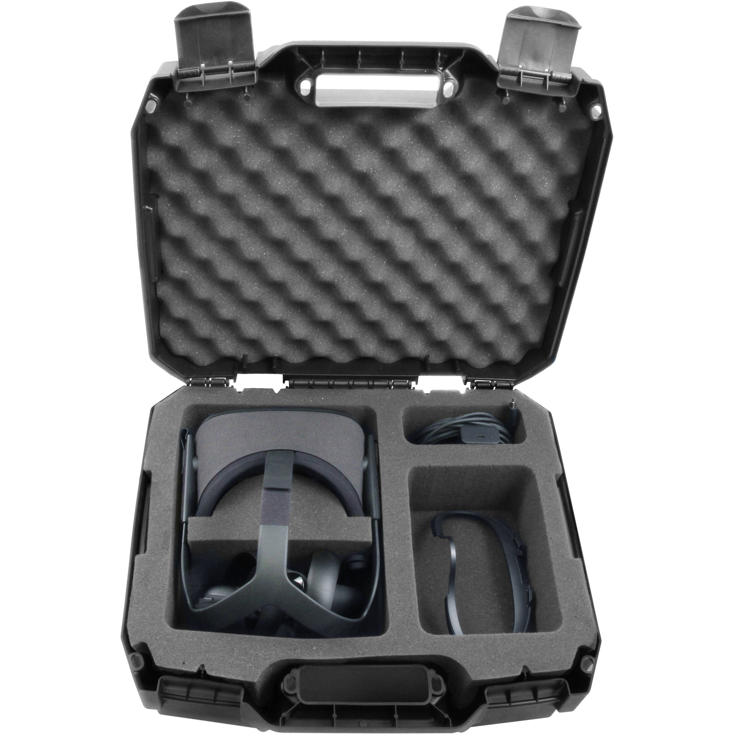 Casematix Carry Case with Custom Foam for Oculus Quest VR Headset & Accessories (Gen 1)