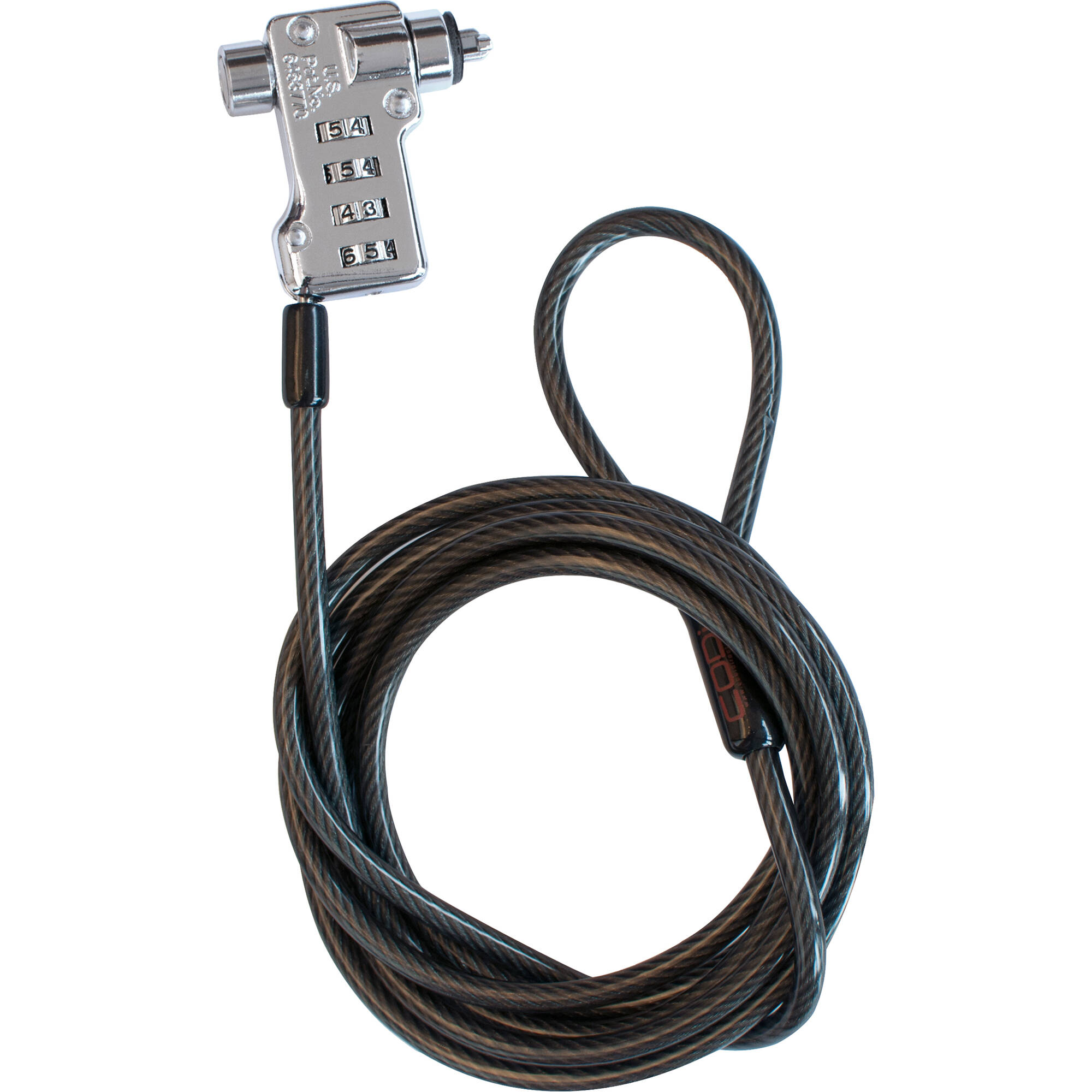 CODi 4-Digit Combination Cable Lock (Black)