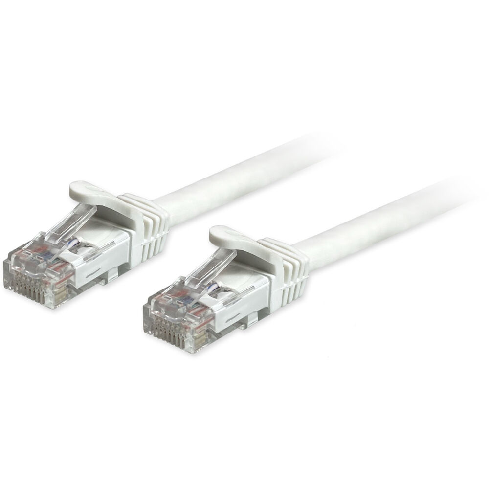 Comprehensive Cat6a Unshielded Snagless Ethernet Patch Cable (15', White)