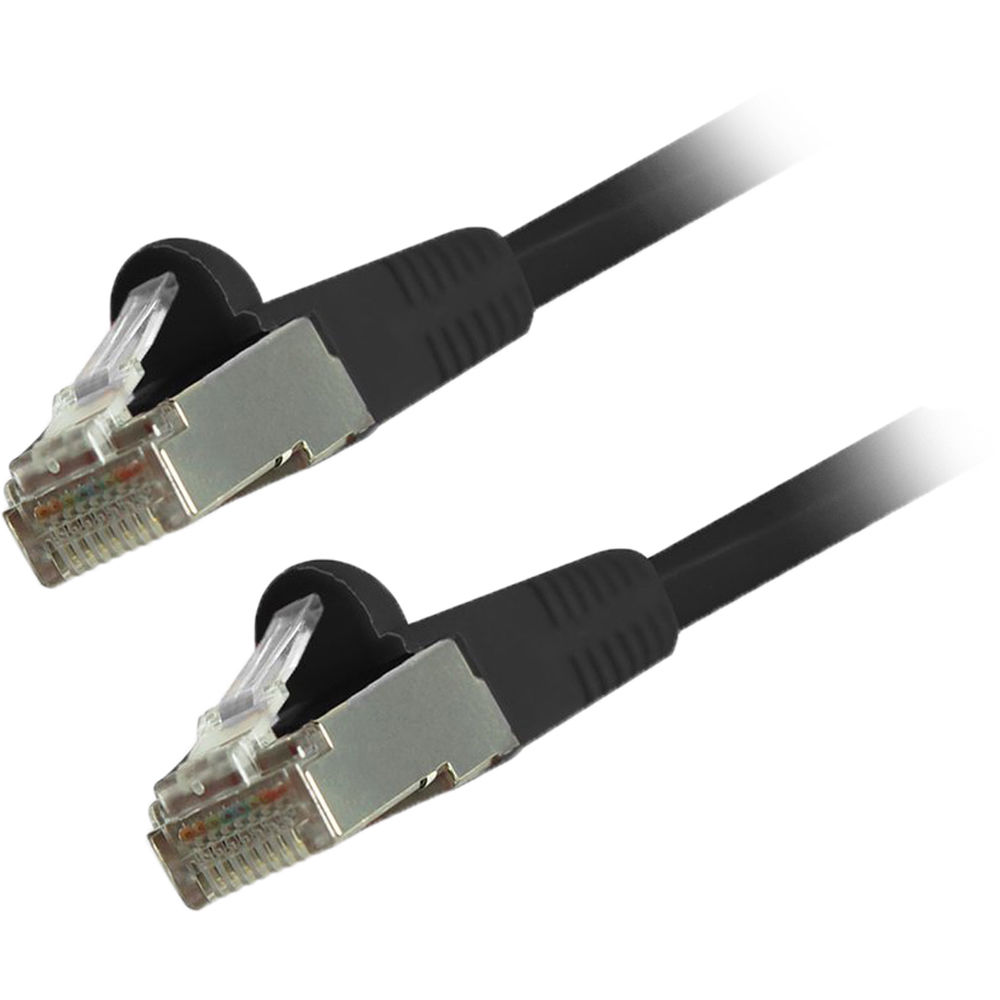 Comprehensive Cat 6 Snagless Shielded Ethernet Cable (15', Black)