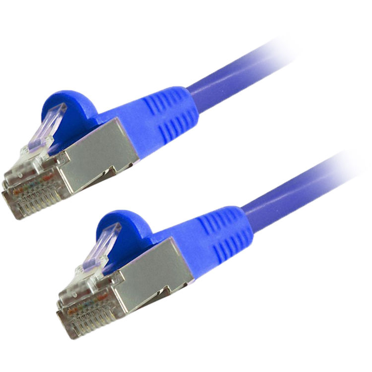 Comprehensive Cat 6 Snagless Shielded Ethernet Cable (5', Blue)