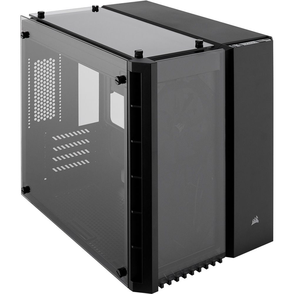 Corsair Crystal Series 280X Tempered Glass Micro-ATX Mid-Tower Case (Black)