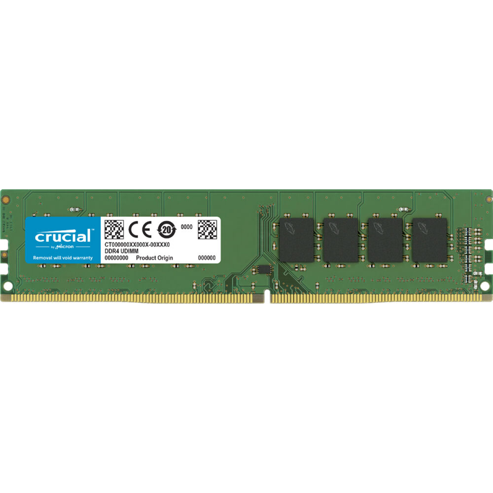 Crucial 16GB Desktop DDR4 2666 MHz UDIMM Memory Module (1 x 16GB)