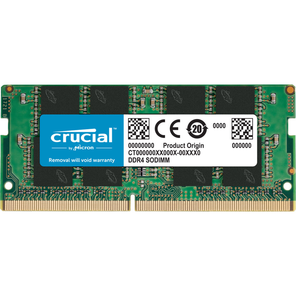 Crucial 16GB DDR4 2400 MHz SO-DIMM Memory Module