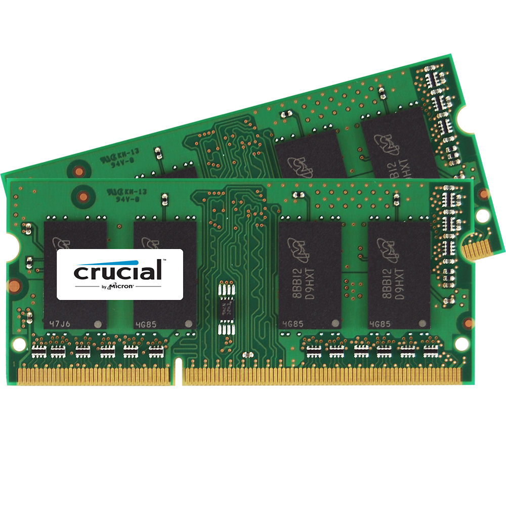 Crucial 16GB DDR3 1866 MHz SODIMM Memory Kit (2 x 8GB)