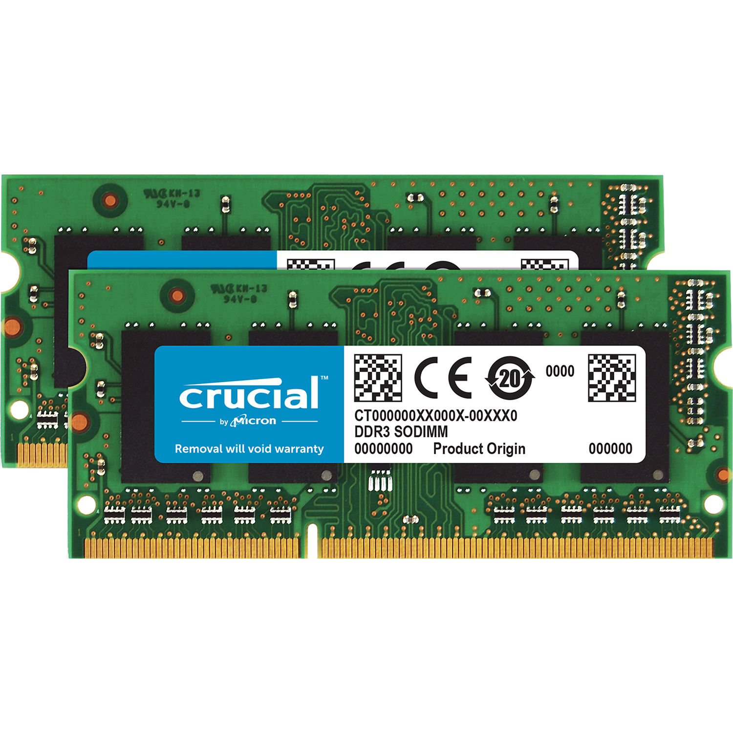 Crucial 8GB DDR3L 1600 MHz SODIMM Memory Module Kit (2 x 4GB)