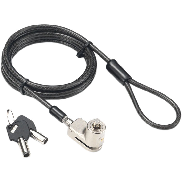 CTA Digital Pro-Grip Cable Key-Lock with Charge Cable Security Ring for Surface Pro and Surface Go