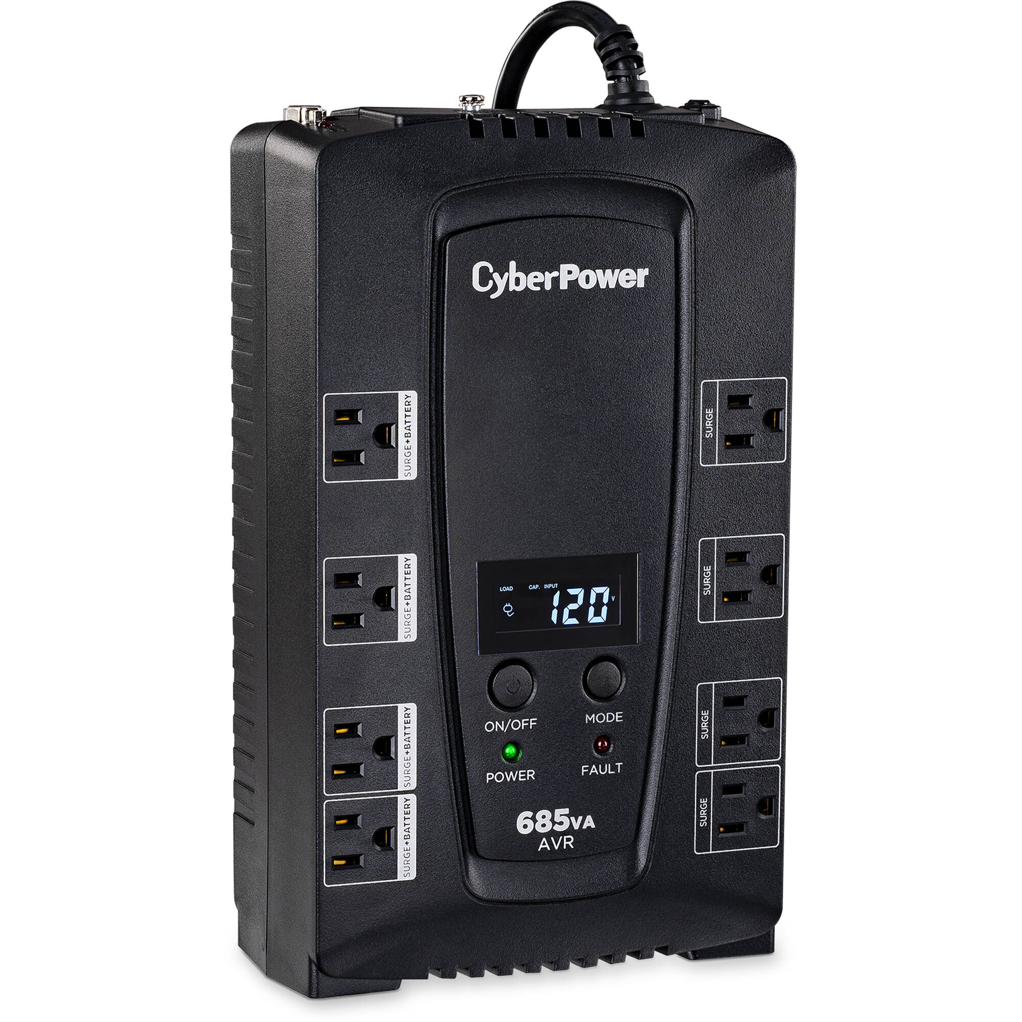 CyberPower CP685AVRLCD Intelligent LCD UPS (685VA)