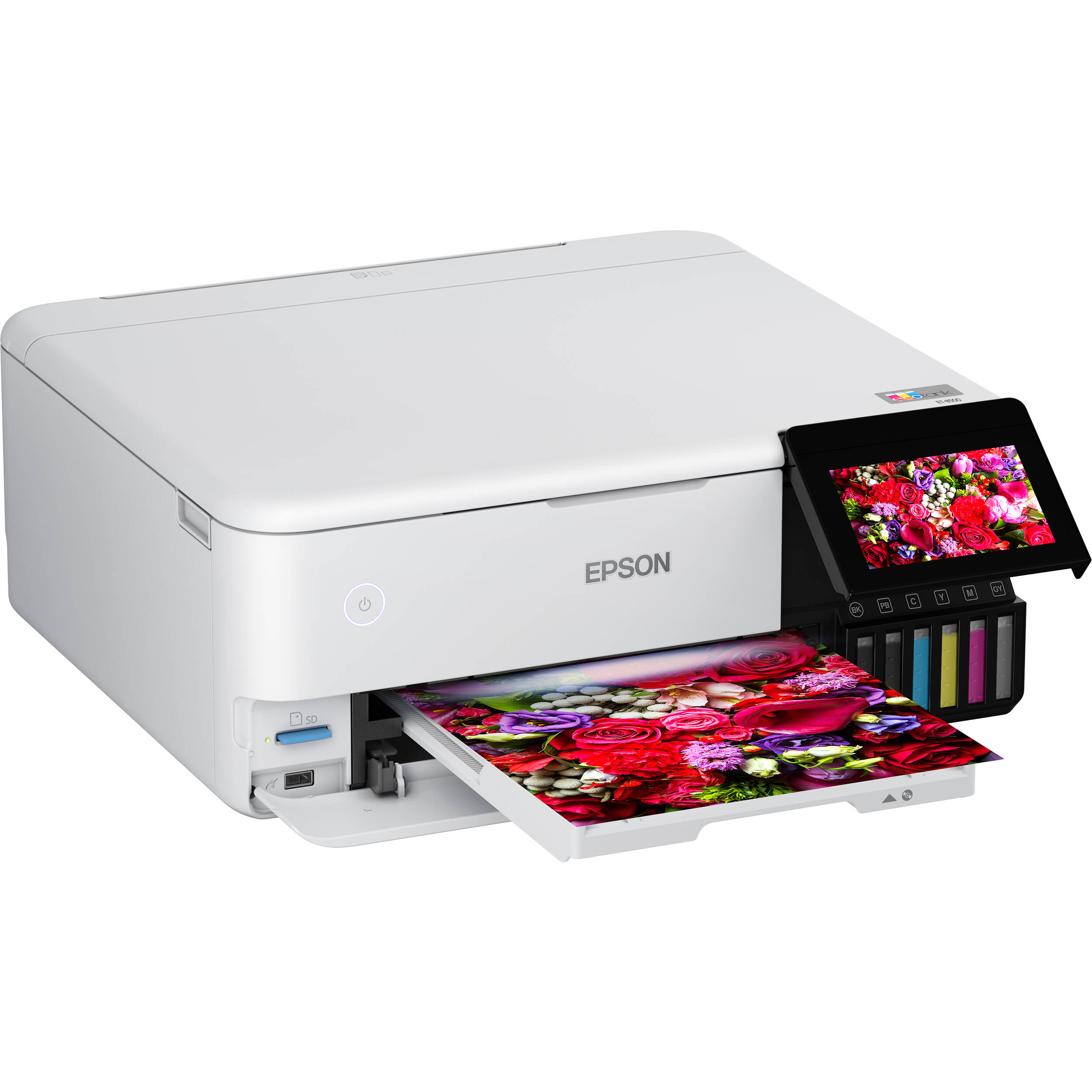 Epson EcoTank Photo ET-8500 Wireless Color All-in-One Supertank Printer
