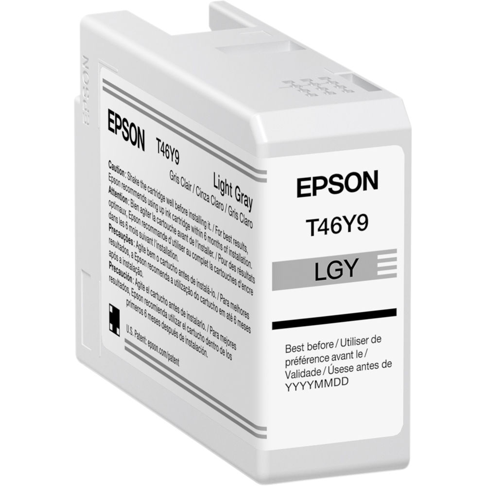 Epson T46Y Light Gray UltraChrome PRO10 Ink Cartridge (50mL)