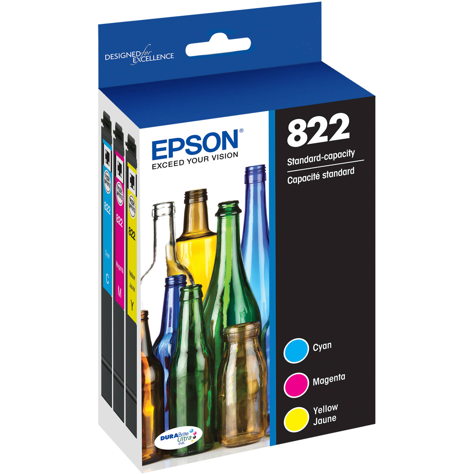 Epson T822 Standard Capacity Color Combo Pack