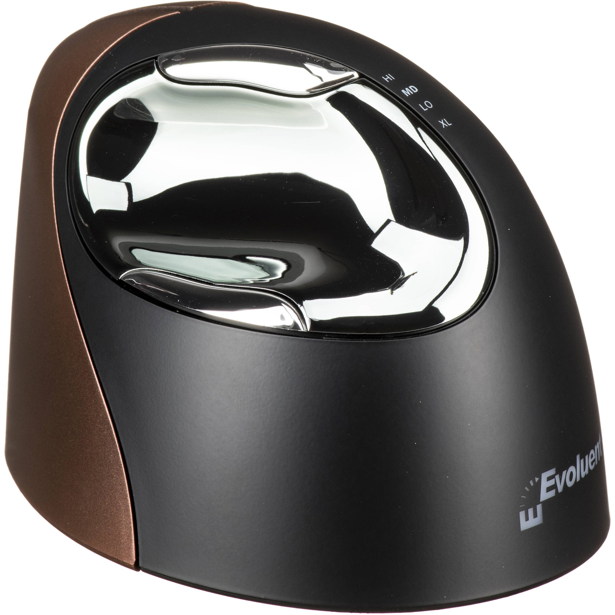 Evoluent VerticalMouse 4 Small Wireless (Black/Brown)