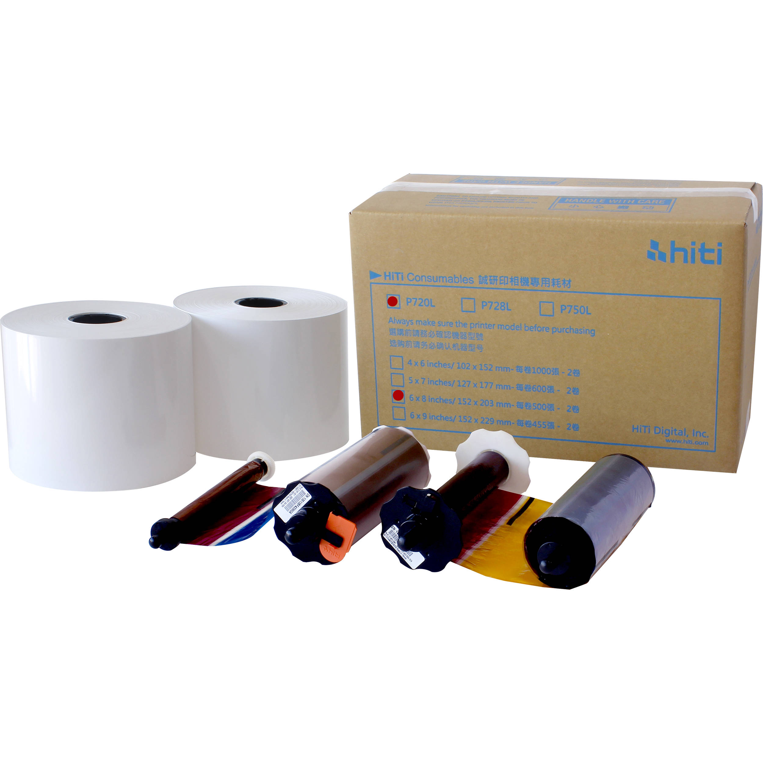 HiTi P720L 6 x 8" Print Kit (1000 Prints)