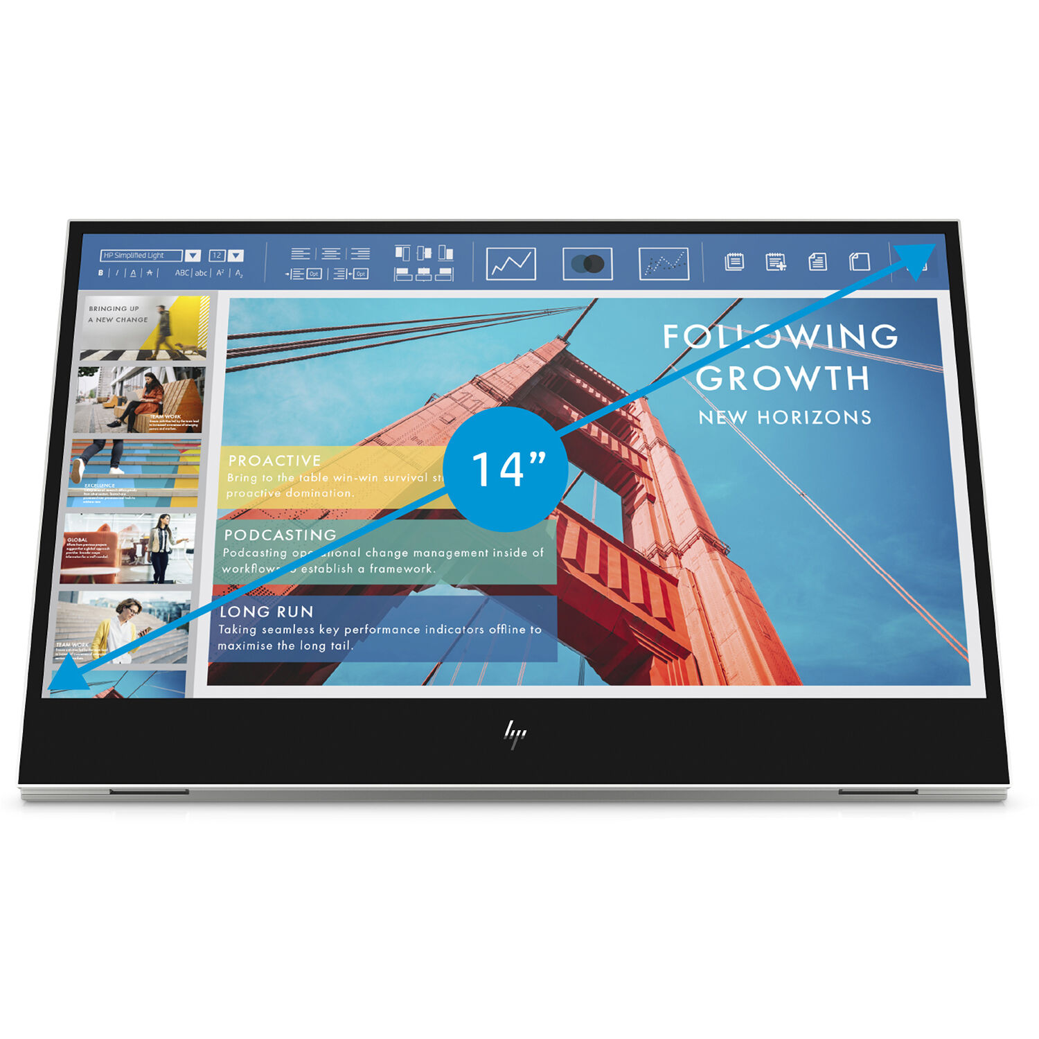 HP E14 G4 14" 16:9 Portable USB Type-C IPS Monitor