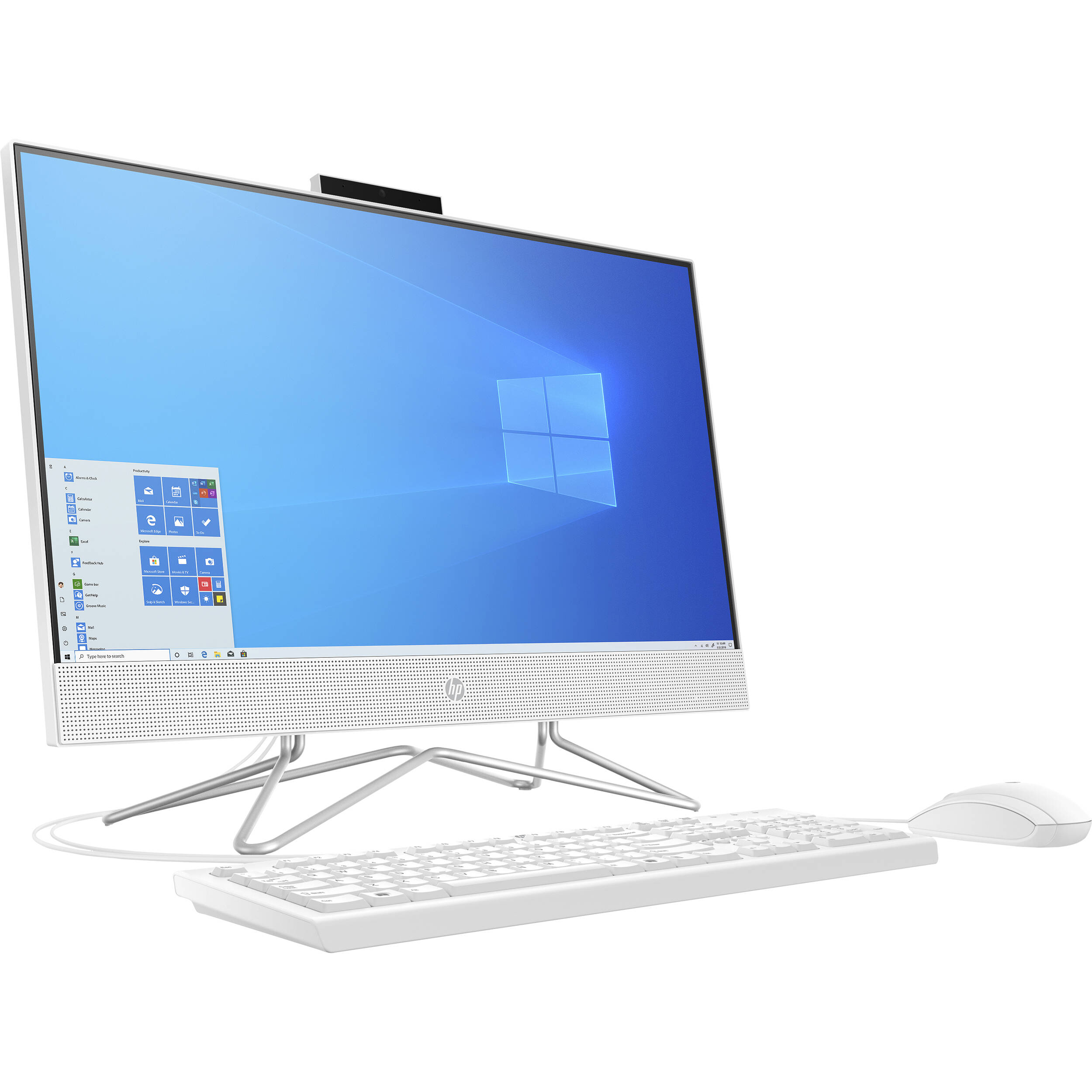 HP 23.8" 24-df1270 Multi-Touch All-in-One Desktop Computer