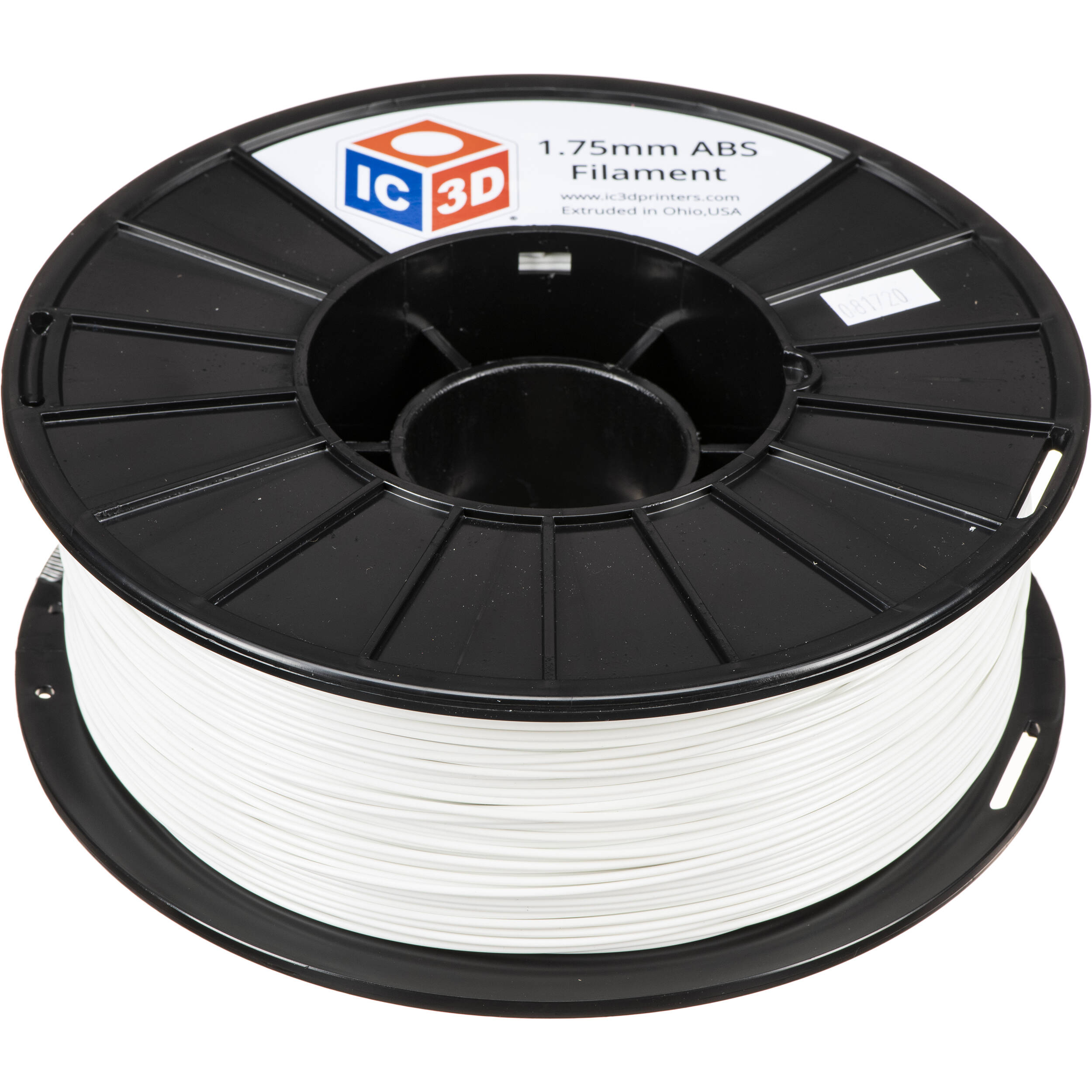 IC3D Industries 1.75mm ABS Filament (1kg, White)
