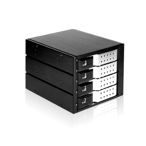 iStarUSA BPN-DE340SS SAS/SATA 6.0 Gb/s Tray-Less Hot-Swap Cage (Silver)