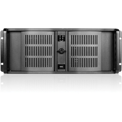 iStarUSA D-414 4U 14 Slots Industrial PC Rackmount Chassis (Black)
