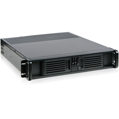 iStarUSA D Storm Series D-200-PFS 2U Compact Stylish Rackmount Chassis (Black)