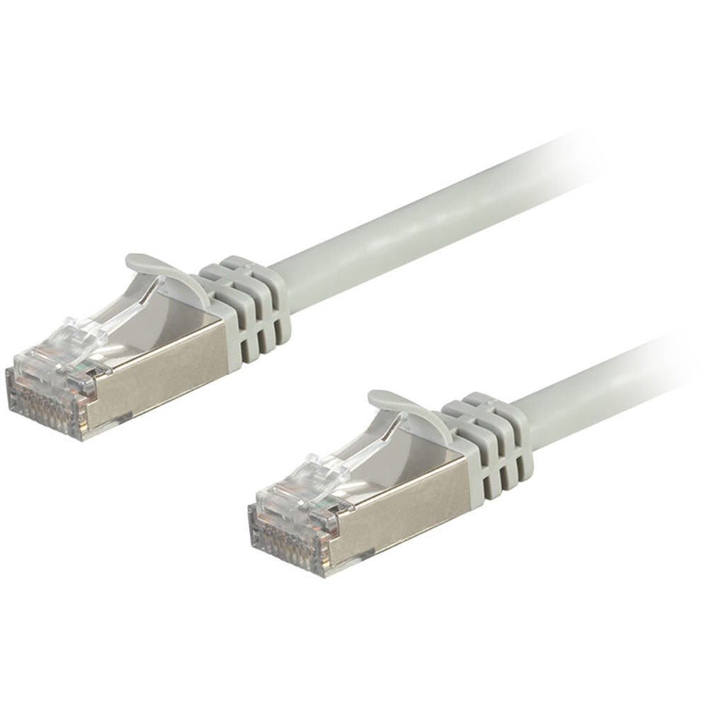 Monoprice Entegrade Cat7 S/FTP Double-Shielded Ethernet Patch Cable (25', Gray)