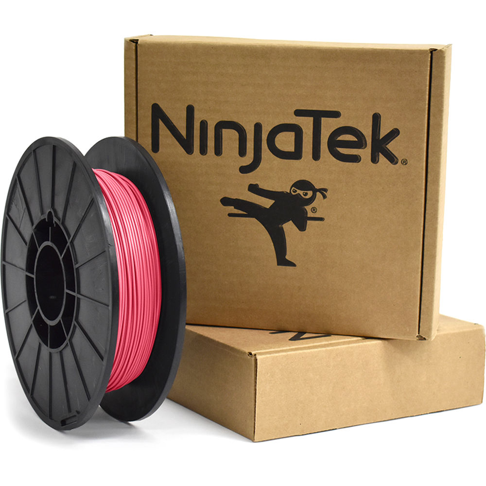 NinjaTek Armadillo 1.75mm 75D TPU Nylon Alternative Filament (0.5kg, Flamingo)