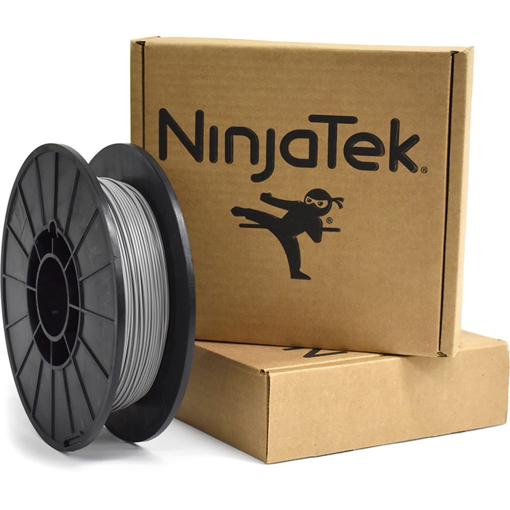 NinjaTek Armadillo 1.75mm 75D TPU Nylon Alternative Filament (0.5kg, Steel)