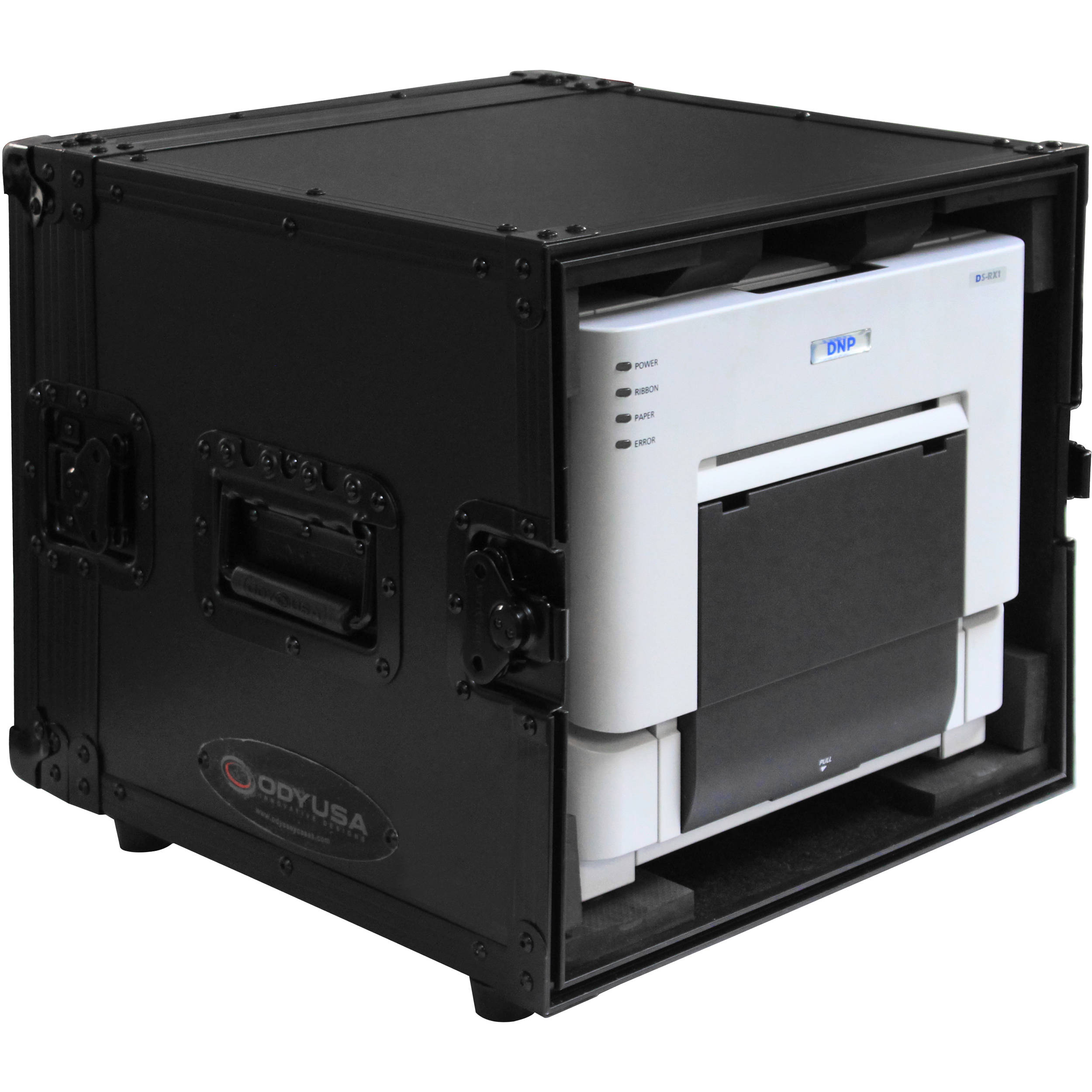 Odyssey Innovative Designs Black Label Series Photo Booth Printer Case for RX1 Photo Printer