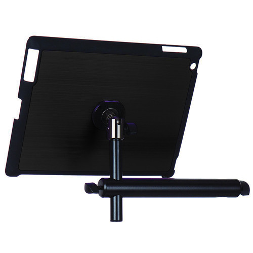 On-Stage Tablet Mounting System with Snap-On Cover for iPad 3/4 (Black)