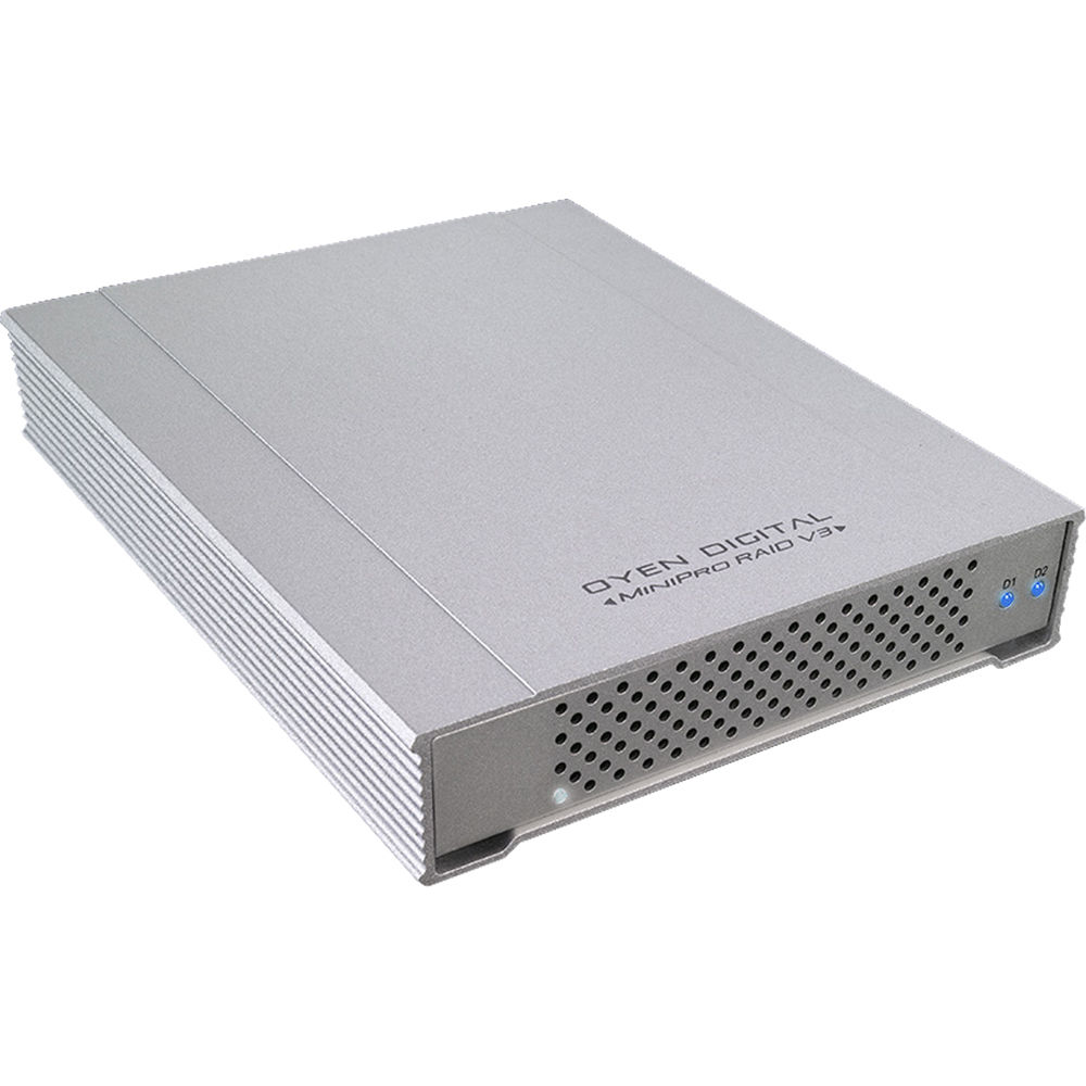 Oyen Digital MiniPro RAID V3 10TB 2-Bay USB 3.1 Type-C RAID Array (2 x 5TB)