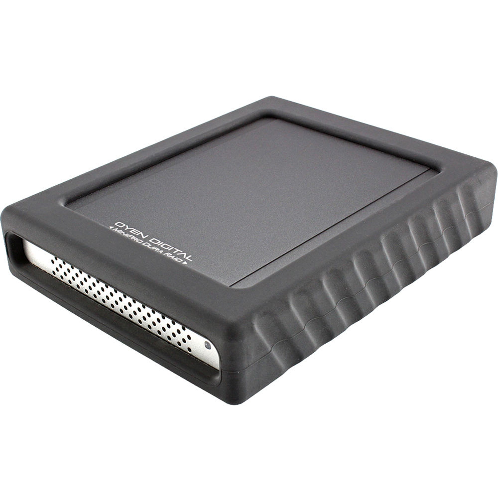 Oyen Digital 8TB MiniPro Dura USB Type-C RAID Hard Drive (2 x 4TB)