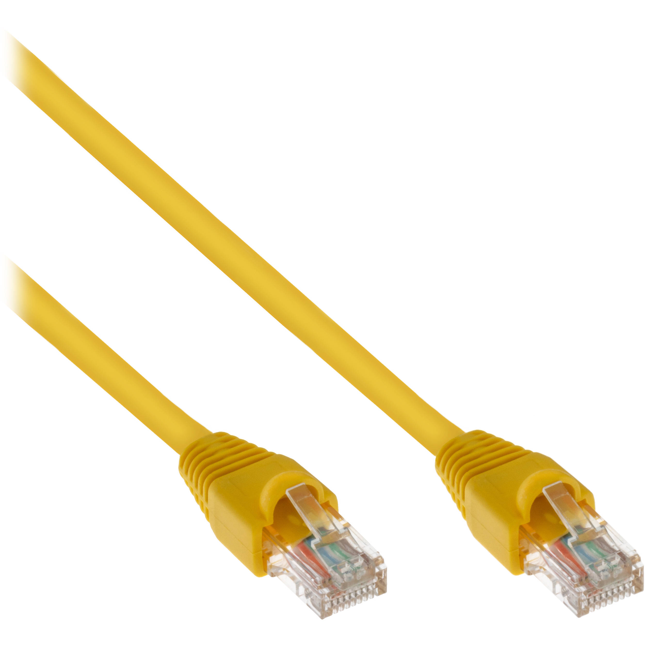 Pearstone Cat 6a Snagless Patch Cable (50', Yellow)