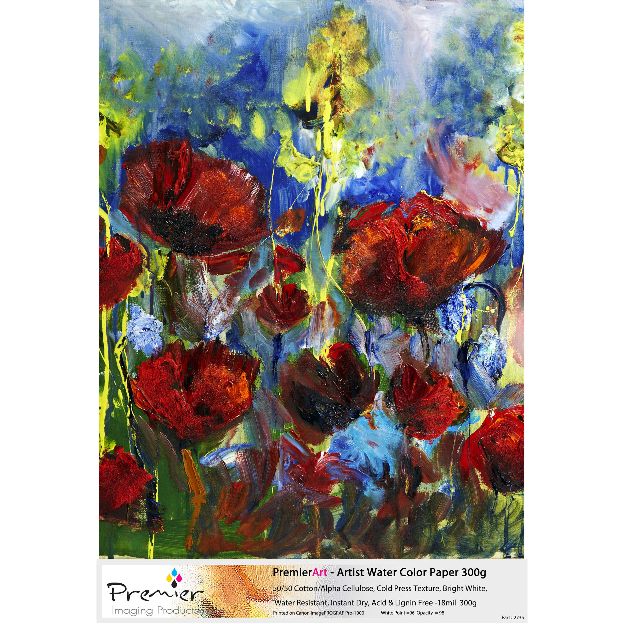 Premier Imaging PremierArt Artist Water Color Fine Art Paper (17 x 22", 20 Sheets)