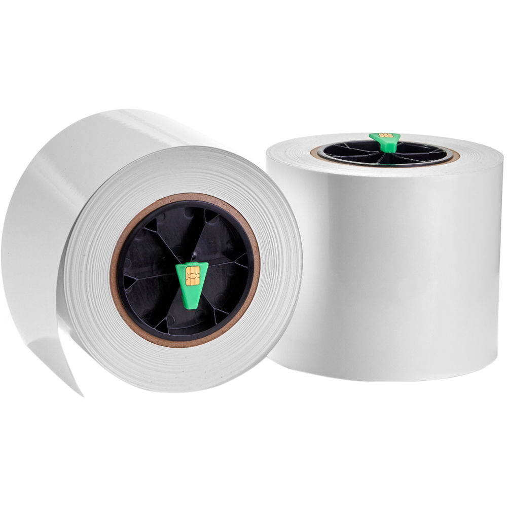 Primera 4.75" Wide Gloss BOPP Roll (2 Rolls, Continuous Stock, 150' Length Per Roll)
