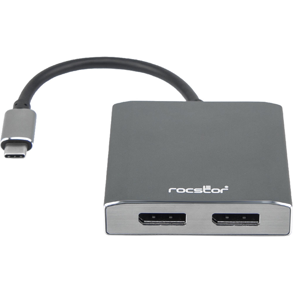 Rocstor USB Type-C to Dual DisplayPort Display Adapter Cable