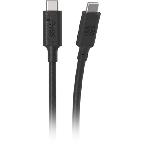Scosche STRIKELINE USB 3.1 Type-C Male to USB Type-C Male Charge & Sync Cable (3')