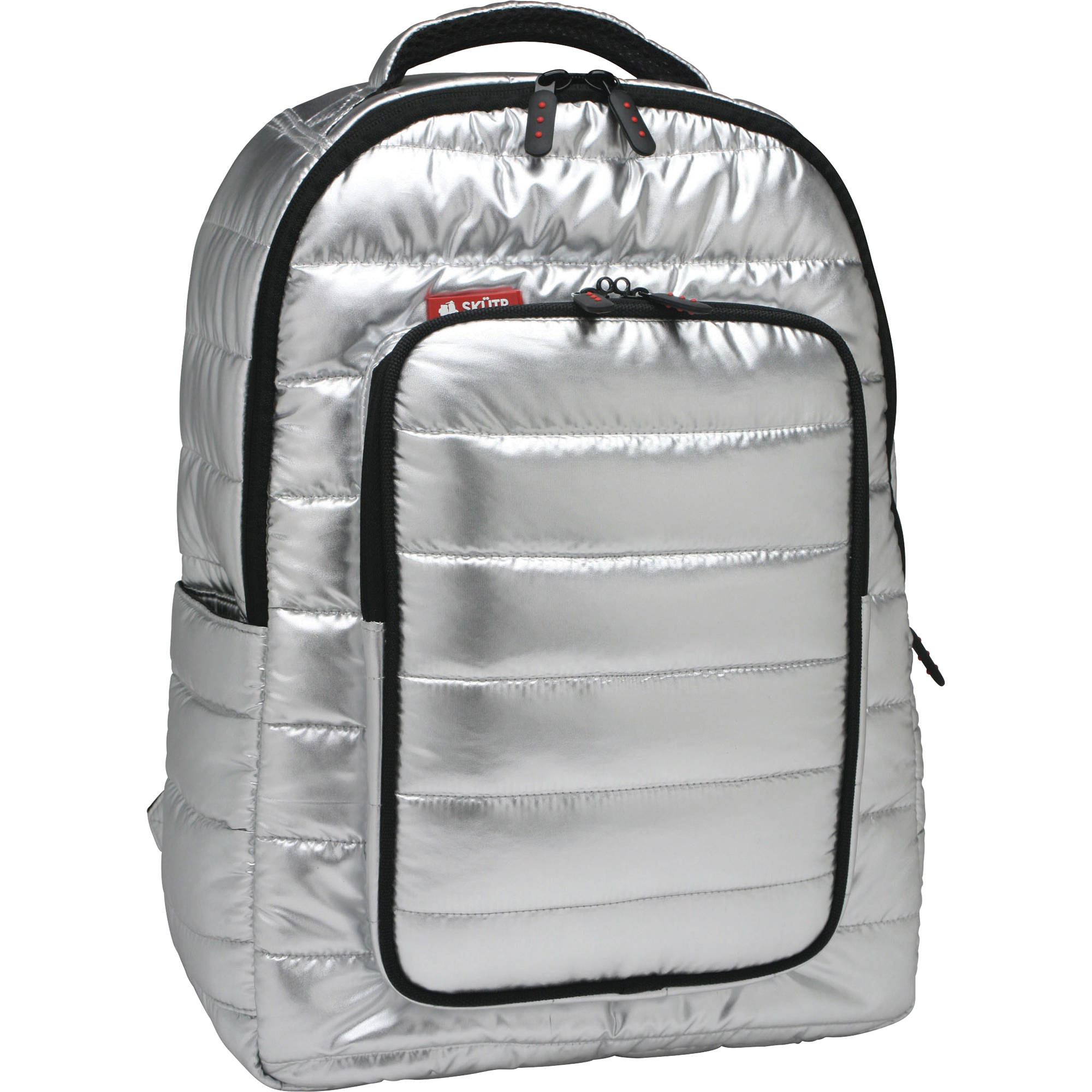Skutr backpack + tablet Bag (Silver, Puffy)
