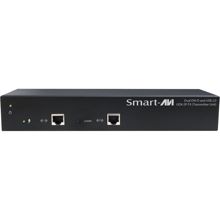 Smart-AVI UDX-2PTXS Dual DVI-D and USB 2.0 Extender Transmitter over Three CAT5 Cables