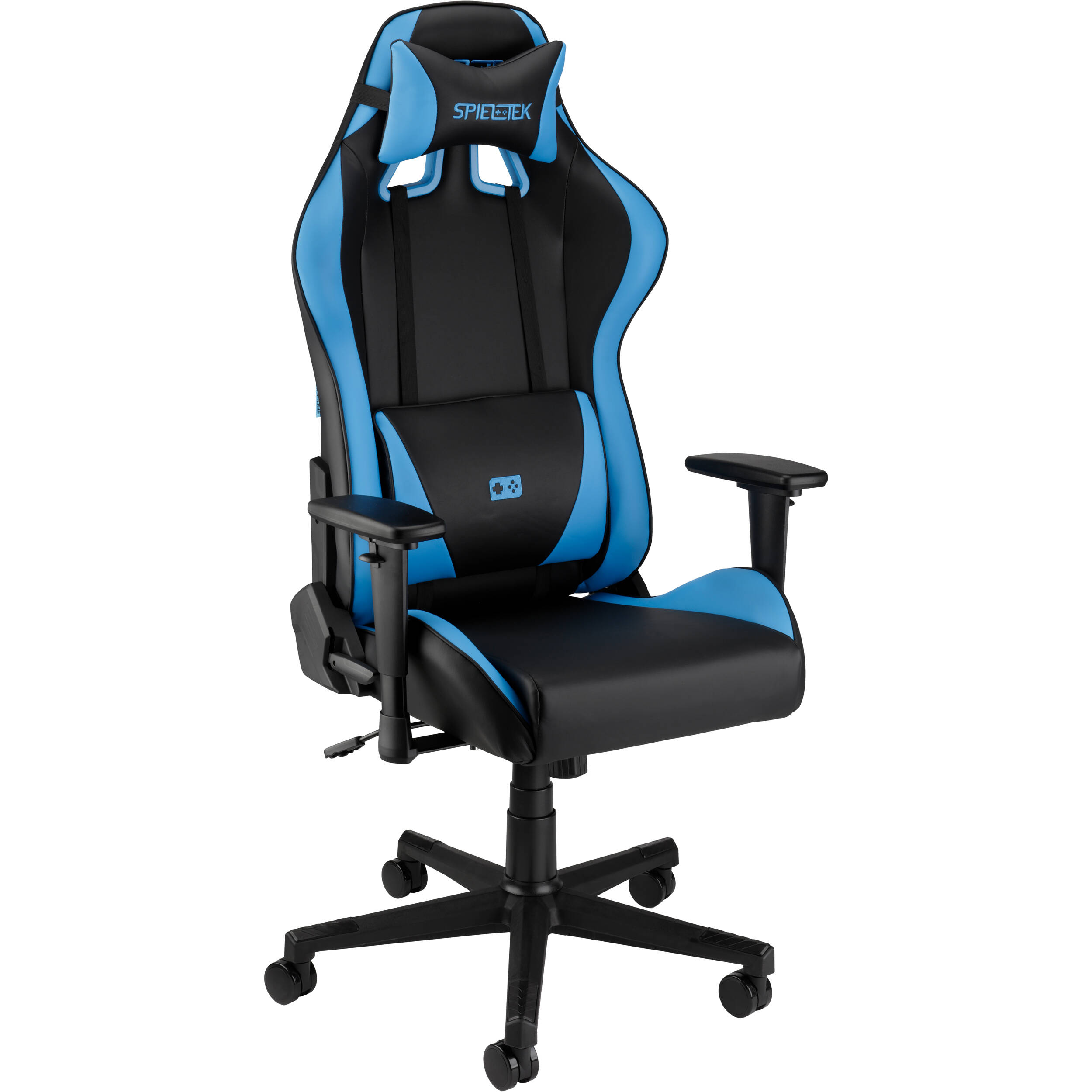 Spieltek 200 Series Gaming Chair (Black/Blue)