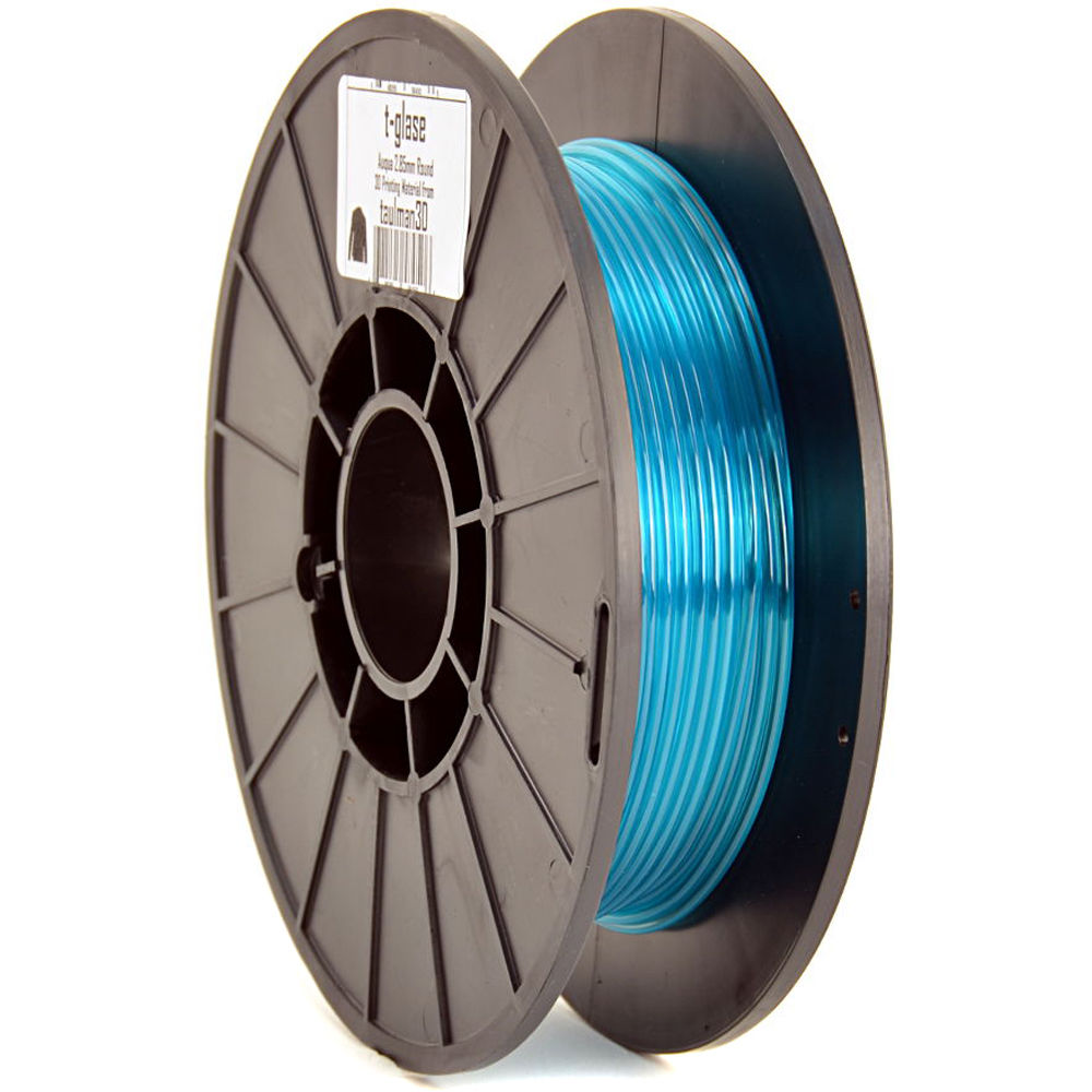 taulman3D 2.85mm t-glase Filament (Aqua, 0.5kg, 512')