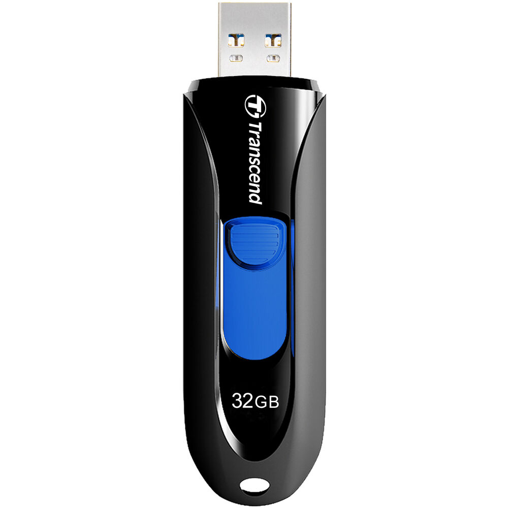 Transcend 32GB JetFlash 790 USB 3.0 Flash Drive (Black)