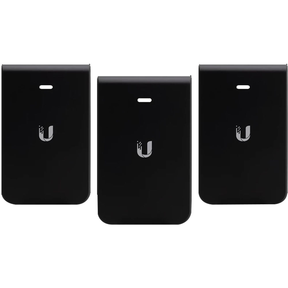 Ubiquiti Networks UniFi In-Wall HD Cover (Black, 3-Pack)