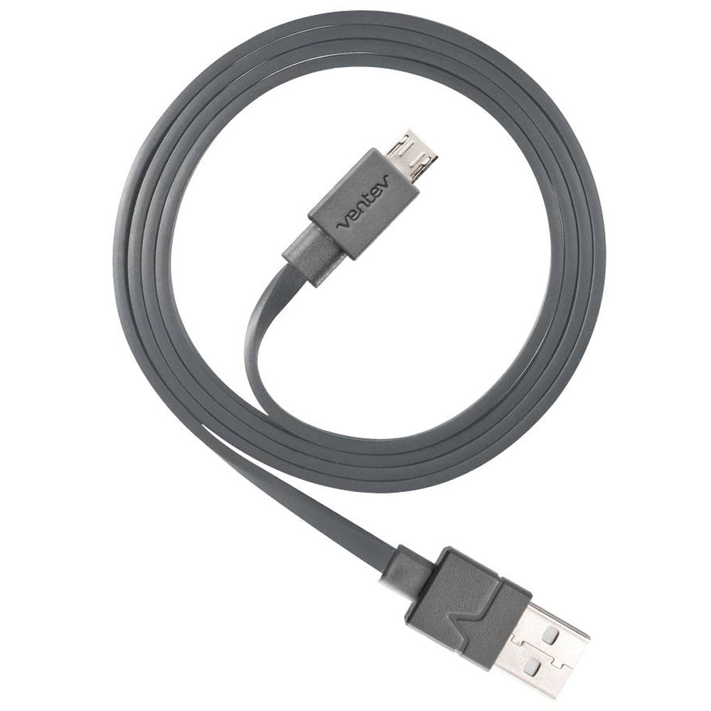 Ventev Innovations Chargesync Micro-USB Cable (Gray, 3.3')