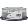Verbatim 50GB M DISC BD-R DL Blu-ray 6x White Thermal Printable (25-Pack Spindle)