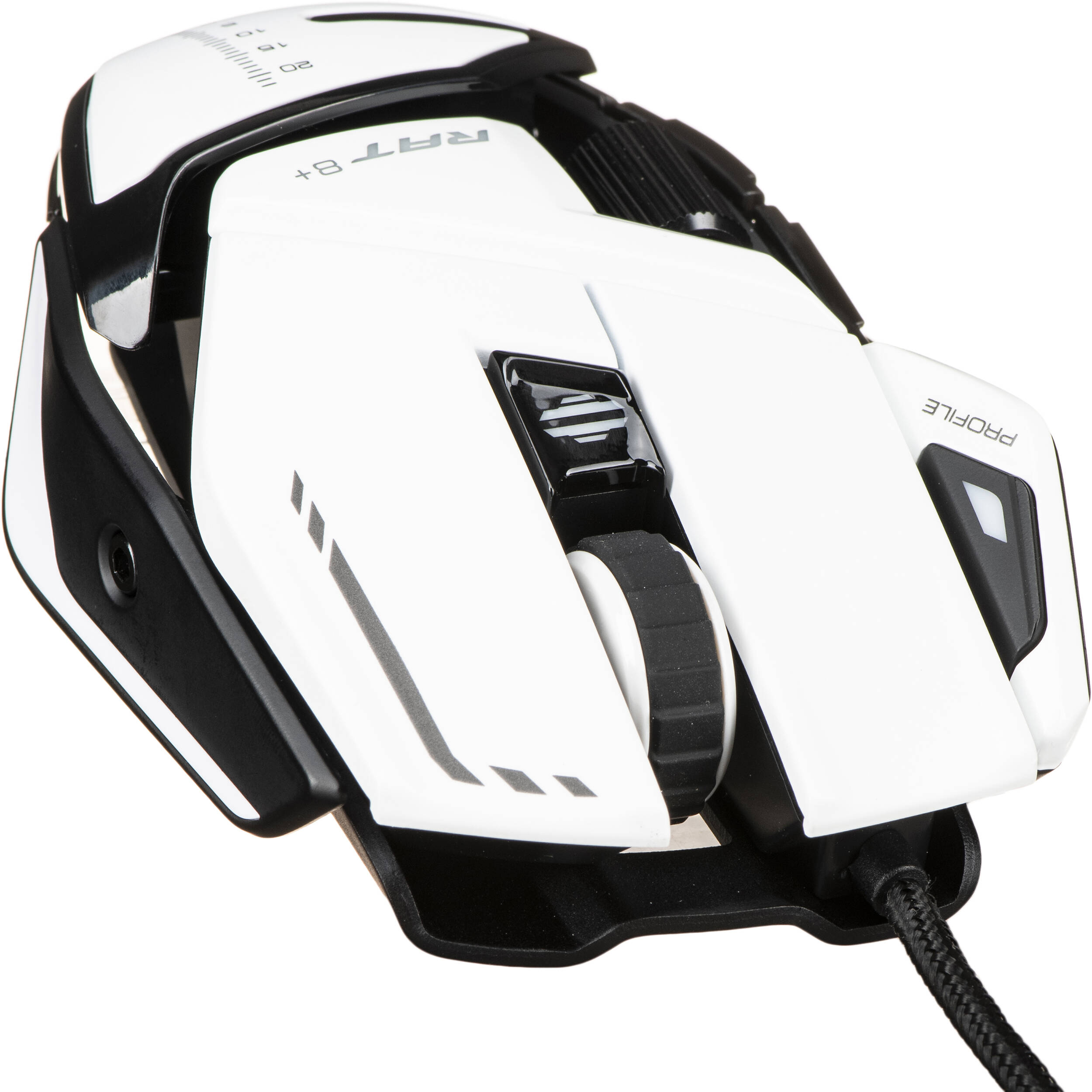 Verbatim Mad Catz R.A.T. 8+ Gaming Mouse (White)