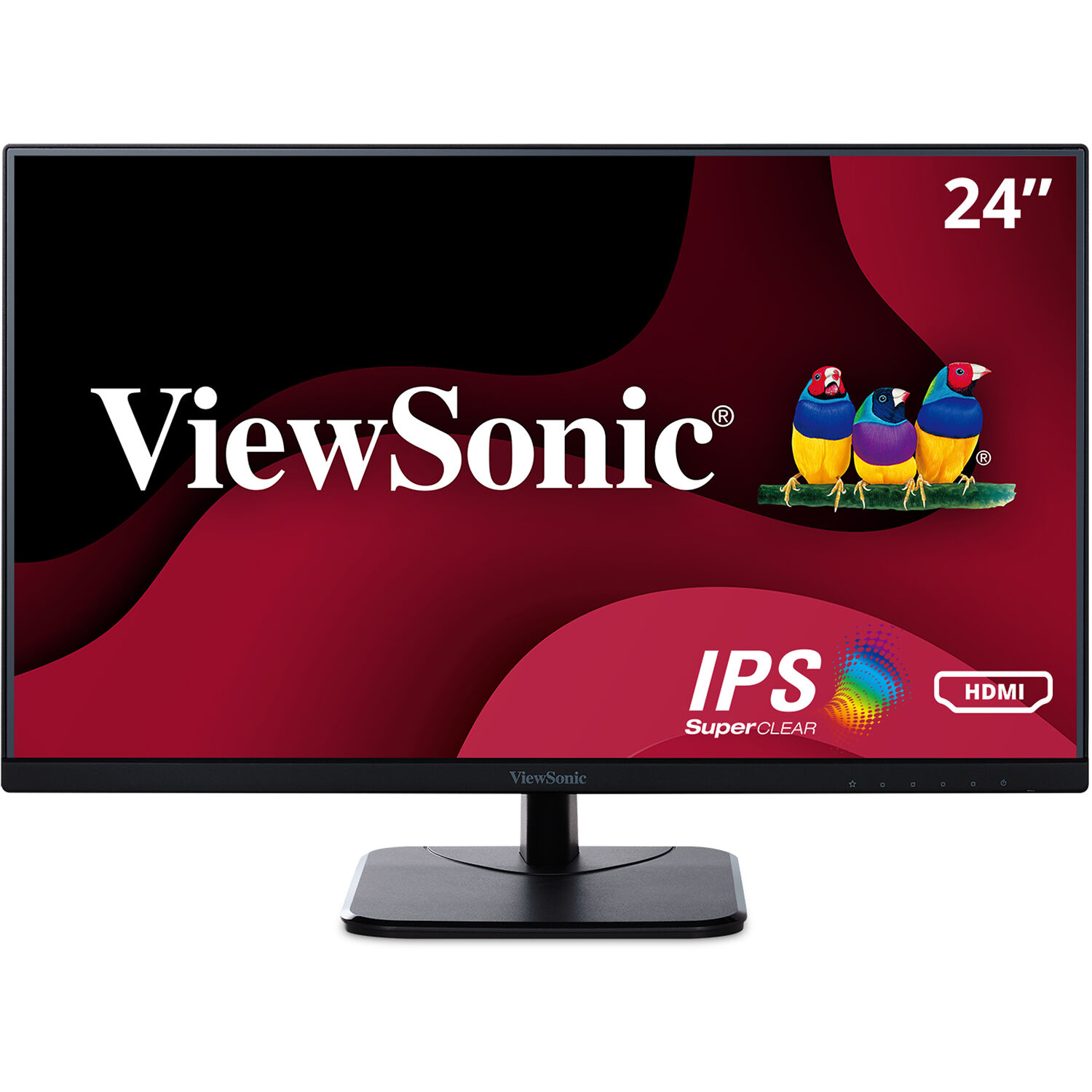 ViewSonic VA2456-MHD 24" 16:9 Reduced Bezel IPS Monitor (with Stand)